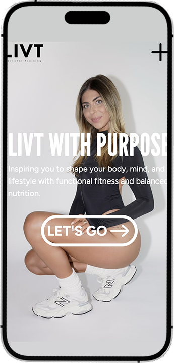 LIVT website on mobile display